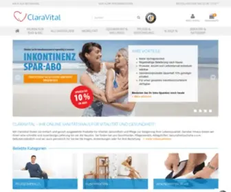 Claravital.de(Sanitätsbedarf) Screenshot
