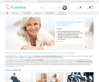 Claravital.nl(Sanitätshaus ClaraVital) Screenshot