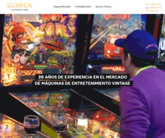 Clarck.net(Entretenimiento Vintage) Screenshot