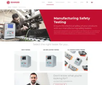 Clare.co.uk(Manufacturing Electrical Safety Testing) Screenshot