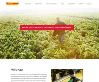 Clarebout.com(Welkom Clarebout) Screenshot