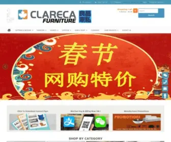 Clareca.com(Clareca Furniture) Screenshot