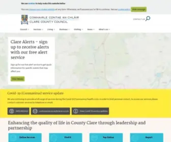 Clarecoco.ie(Clare County Council) Screenshot
