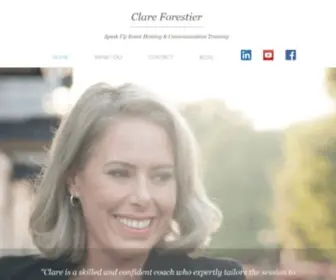 Clareforestier.com(Former Journalist Clare Forestier runs Speak Up Event Hosting & Communications Training. Clare) Screenshot