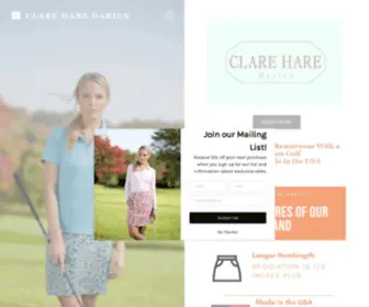 Clareharedarien.com(Clare Hare Darien) Screenshot