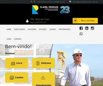 Clarelpericias.com.br(Perícias) Screenshot