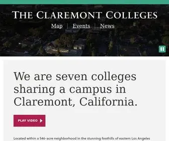 Claremont.edu(Seven institutions) Screenshot