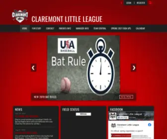 Claremontlittleleague.org(Claremontlittleleague) Screenshot