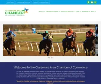 Claremore.org(Claremore Area Chamber of Commerce) Screenshot