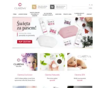 Clarena.pl(Polskie Profesjonalne Kosmetyki) Screenshot