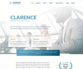 Clarenceabogados.com(Clarence Abogados & Asociados) Screenshot