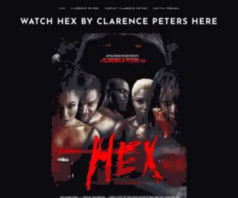Clarencepeters.com(Clarence Peters 2015 Short film Hex) Screenshot