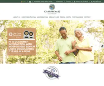 Clarendaleofalgonquin.com(Senior Living Community) Screenshot