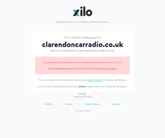 Clarendoncarradio.co.uk(Holding Page) Screenshot