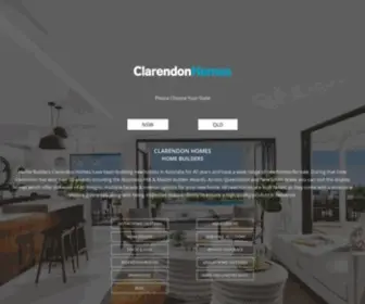 Clarendon.com.au(Home Builders) Screenshot