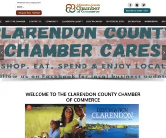 Clarendoncounty.com(Chamber of Commerce) Screenshot