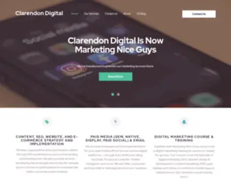 Clarendondigital.com(Improving the quality of your digital marketing) Screenshot