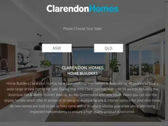 Clarendonhomes.com.au(Home Builders) Screenshot