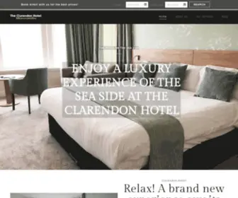 Clarendonhotelmorecambe.com(The Clarendon Hotel) Screenshot