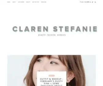 Clarenstefanie.com(Beauty, Lifestyle & Hobby Blog) Screenshot