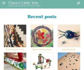 Clareslittletots.co.uk(Clare’s Little Tots Blog) Screenshot