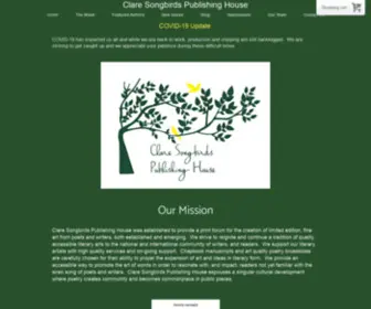 Claresongbirdspub.com(Clare Songbirds Publishing House) Screenshot