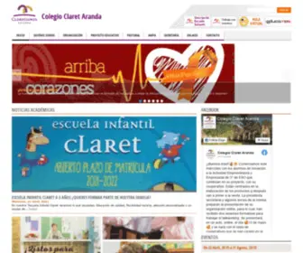 Claretaranda.net(Colegio Claret Aranda) Screenshot