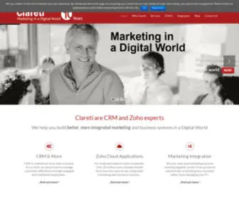 Clareti.com(Marketing in a Digital World) Screenshot