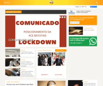 Claretianafm.com.br(Claretiana FM) Screenshot