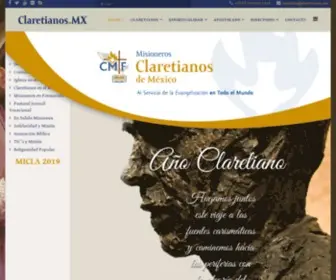 Claretianos.mx(México) Screenshot