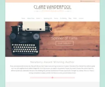 Clarevanderpool.com(Clare Vanderpool) Screenshot
