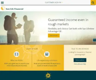 Clarica.ca(Sun Life Financial) Screenshot