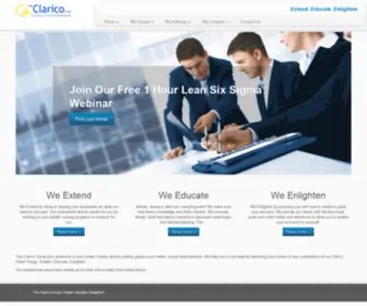 Claricogroup.com(The Clarico Group) Screenshot