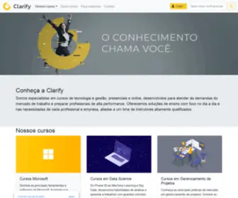 Clarify.com.br(O conhecimento chama você) Screenshot