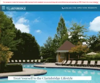 Clarinbridgeapartmenthomes.com(Welcome Home) Screenshot