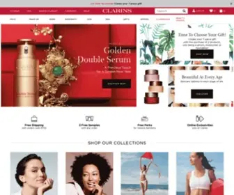 Clarins.co.za(Beauty Products) Screenshot