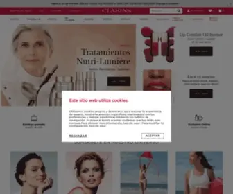 Clarins.es(Clarins, Productos de Belleza, Tratamientos de Rostro, Cuerpo, Solares y Maquillaje) Screenshot