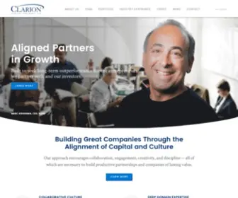 Clarion-Capital.com(Clarion Capital) Screenshot