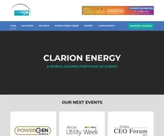 Clarion-Energy.com(Clarion Energy) Screenshot