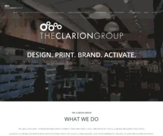 Clarion.co.za(The Clarion Group Digital Printing Specialists) Screenshot