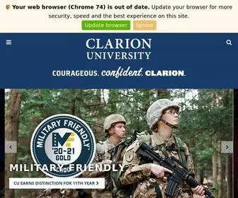 Clarion.edu(Clarion University of Pennsylvania) Screenshot