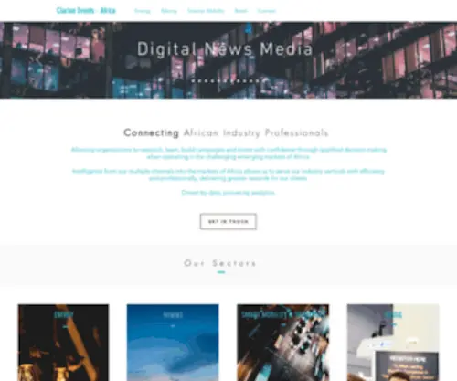 Clarioneventsafrica.com(CE-A) Screenshot