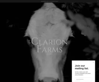 Clarionfarms.com(Clarion Farms) Screenshot