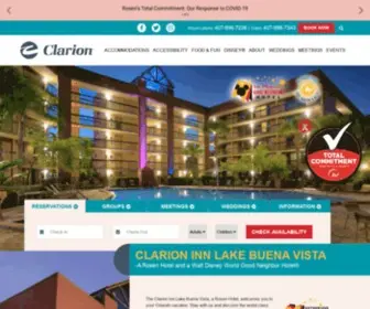 Clarionlbv.com(Rosen Inn Lake Buena Vista) Screenshot