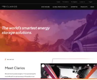 Clarios.com(Meet Clarios) Screenshot