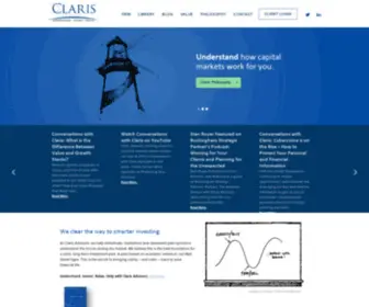 Claris-Advisors.com(Claris Advisors) Screenshot