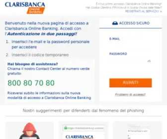 Clarisbanca.it(Clarisbanca) Screenshot