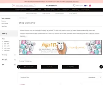 Clarisonic.com.au(Skincare products) Screenshot