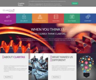 Claritas-Solutions.com(Claritas Solutions) Screenshot