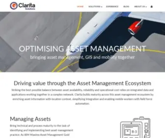 Claritasolutions.com(Clarita Solutions) Screenshot